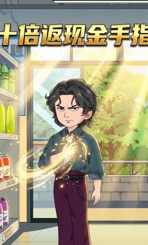 短剧《十倍返现金手指》海报