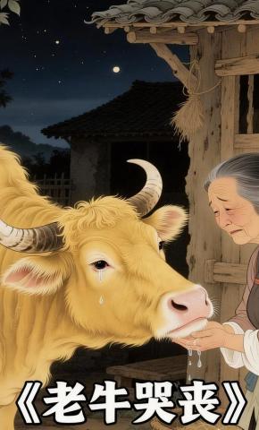 短剧《老牛哭丧》海报