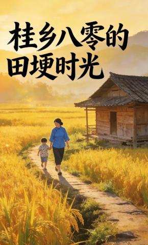 短剧《桂乡八零的田埂时光》海报