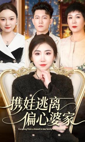 短剧《携娃逃离偏心婆家》海报