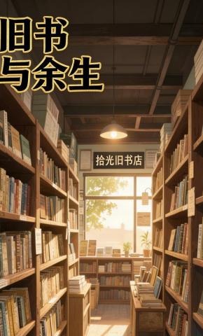 短剧《旧书与余生》海报