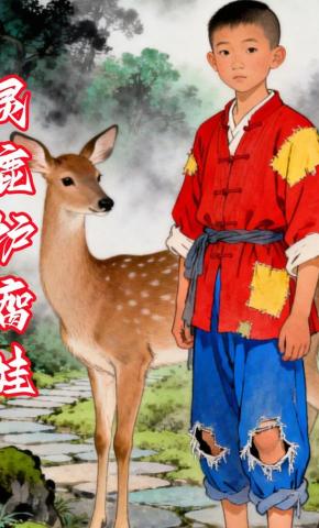 短剧《灵鹿护瘸娃》海报