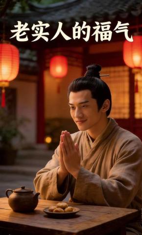 短剧《老实人的福气》海报