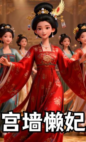 短剧《宫墙懒妃》海报