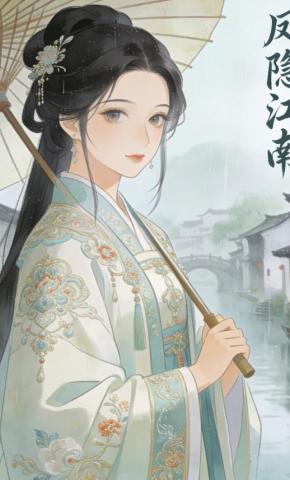 短剧《凤隐江南》海报