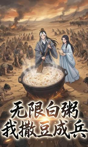 短剧《无限白粥 ，我撒豆成兵》海报