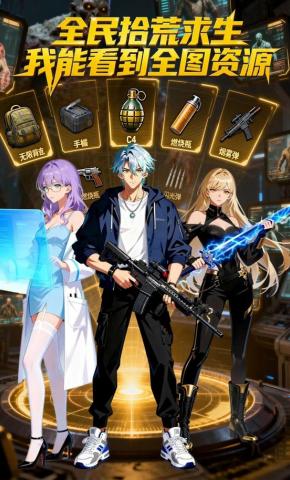 短剧《全民拾荒求生 我能看到全图资源》海报