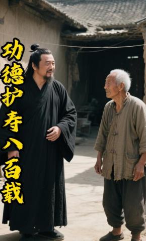 短剧《功德护寿八百载》海报