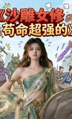 短剧《沙雕女修苟命超强的》海报