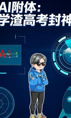 短剧《学渣高考封神》海报