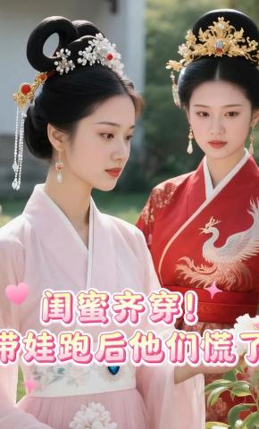 短剧《闺蜜齐穿！带娃跑后他们慌了》海报