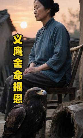 短剧《义鹰舍命报恩》海报