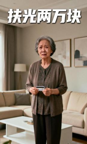 短剧《扶光两万块》海报