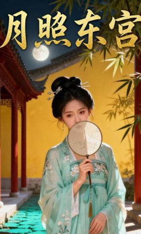 短剧《月照东宫》海报