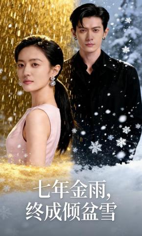 短剧《七年金雨，终成倾盆雪》海报