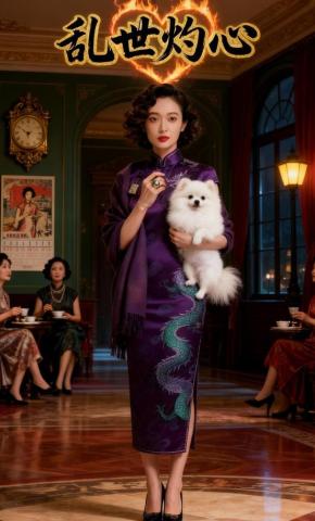 短剧《乱世灼心》海报