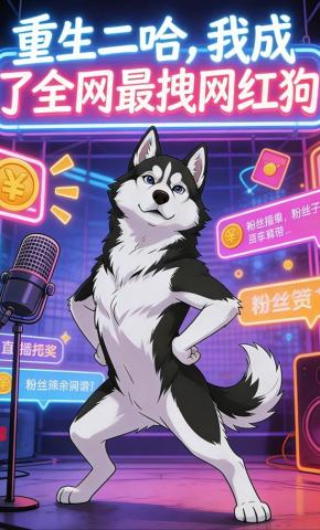 短剧《重生二哈，我成了全网最拽网红狗》海报