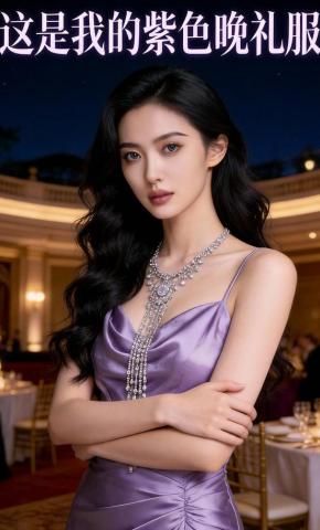 短剧《这是我的紫色晚礼服》海报