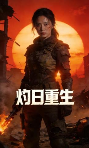 短剧《灼日重生》海报