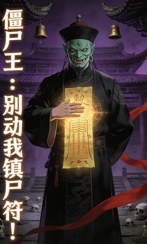 短剧《僵尸王：别动我镇尸符！》海报