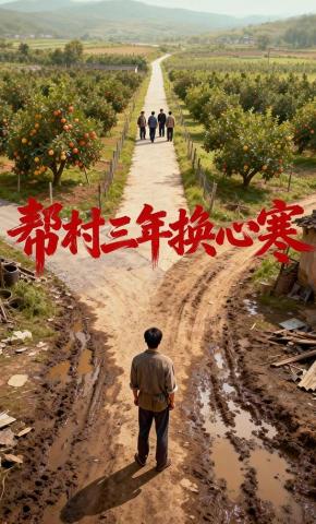 短剧《帮村三年换心寒》海报