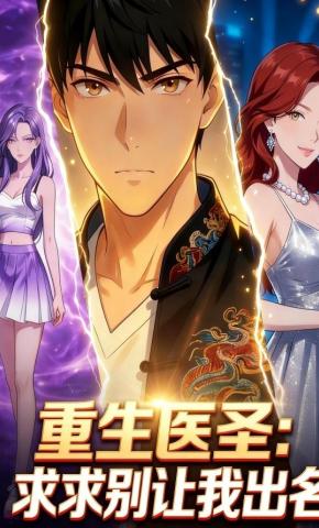 短剧《重生医圣：求求别让我出名》海报