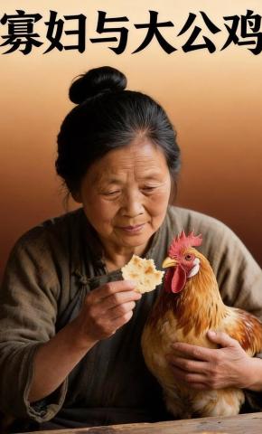 短剧《寡妇和大公鸡》海报