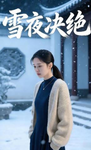 短剧《雪夜决绝》海报