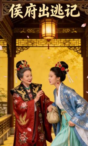 短剧《侯府出逃记》海报