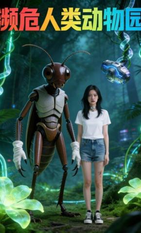 短剧《濒危人类动物园》海报