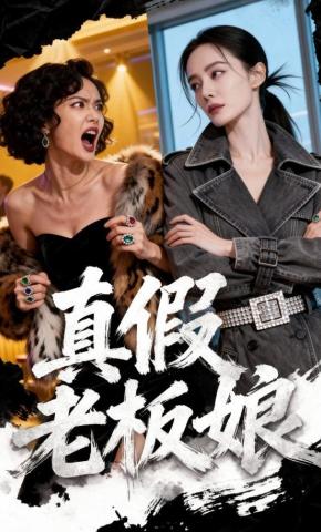 短剧《真假老板娘》海报