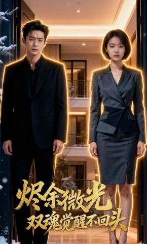 短剧《烬余微光双魂觉醒不回头》海报