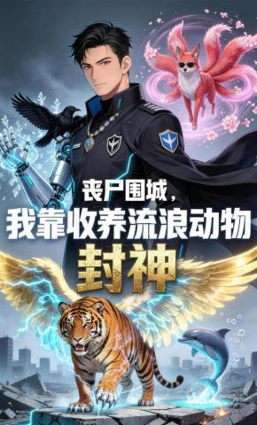 短剧《丧尸围城，我靠收养流浪动物封神》海报