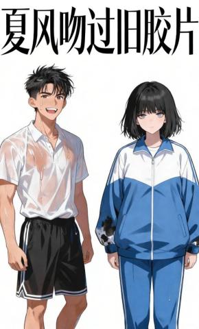 短剧《夏风吻过旧胶片》海报