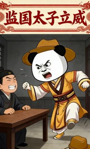 短剧《监国太子立威》海报