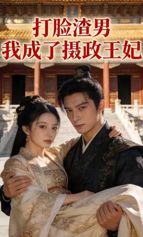 短剧《打脸渣男，我成了摄政王妃》海报