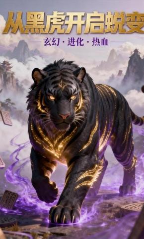 短剧《从黑虎开启蜕变》海报