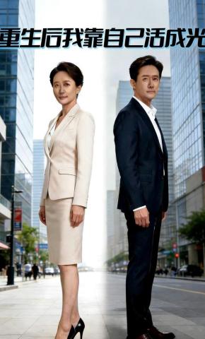 短剧《重生后我靠自己活成光》海报