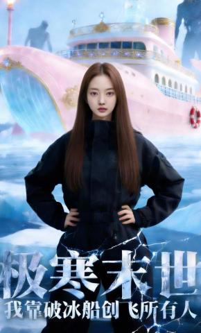 短剧《极寒末世，我靠破冰船创飞所有人》海报