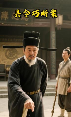 短剧《县令巧断案》海报