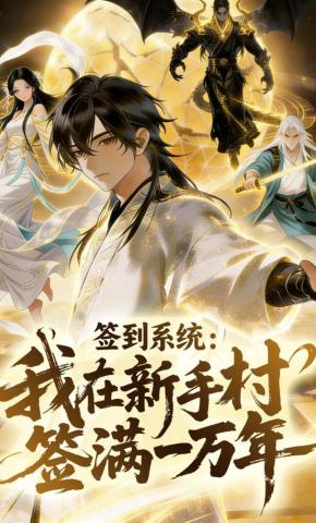 短剧《签到系统：我在新手村签满一万年》海报