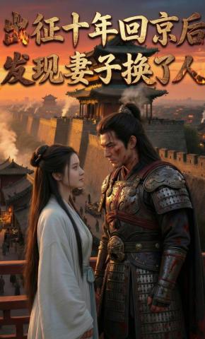 短剧《出征十年回京后，发现妻子换了人》海报