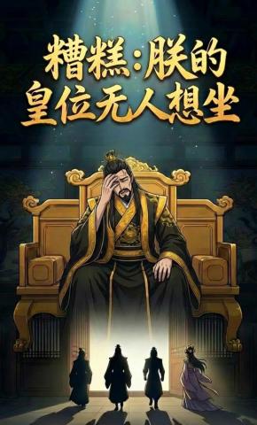 短剧《糟糕:朕的皇位无人想坐》海报