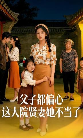 短剧《父子都偏心，这大院贤妻她不当了》海报