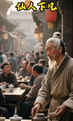 短剧《仙人下凡》海报