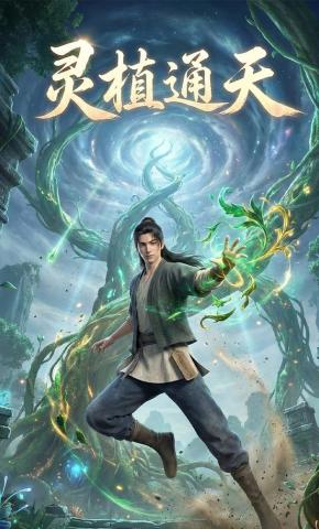 短剧《灵植通天》海报