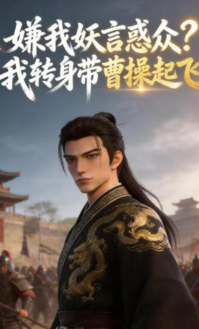 短剧《嫌我妖言惑众？我转身带曹操起飞》海报