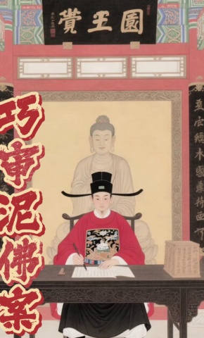 短剧《巧审泥佛案》海报