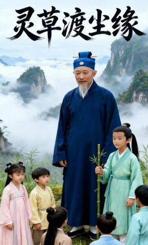 短剧《灵草渡尘缘》海报