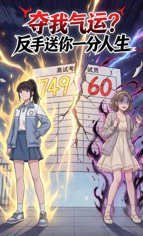 短剧《夺我气运？反手送你一分人生》海报